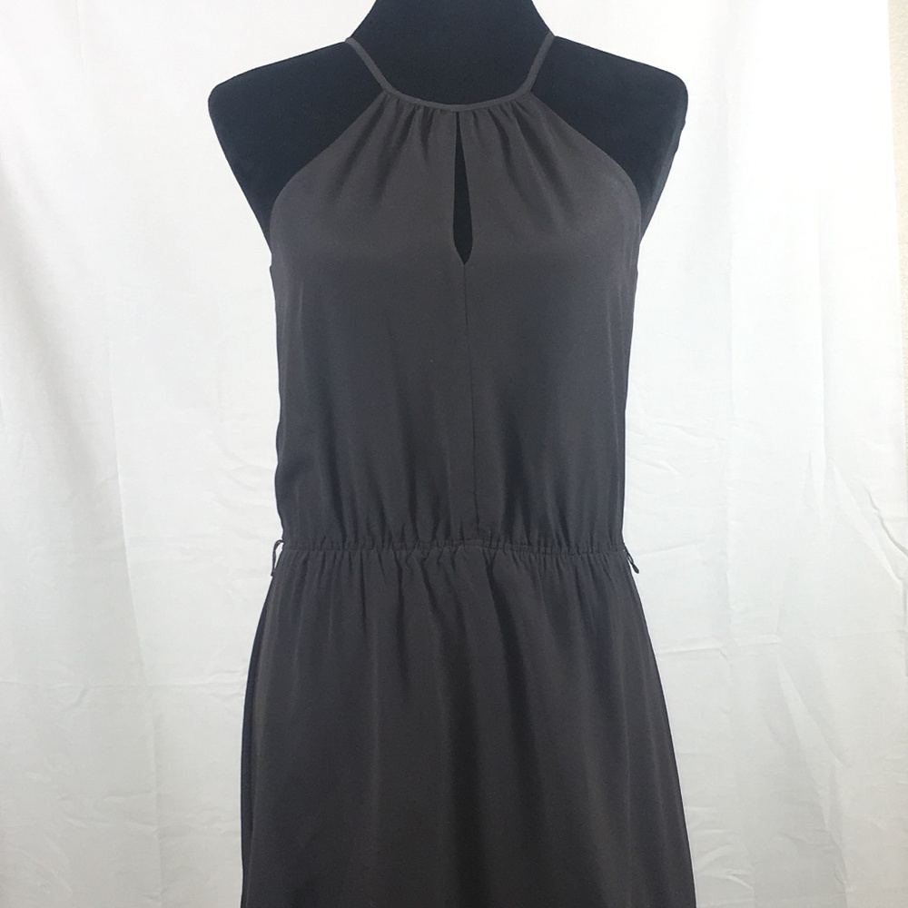 Express Shimmer Gray Halter Cocktail Dress XS